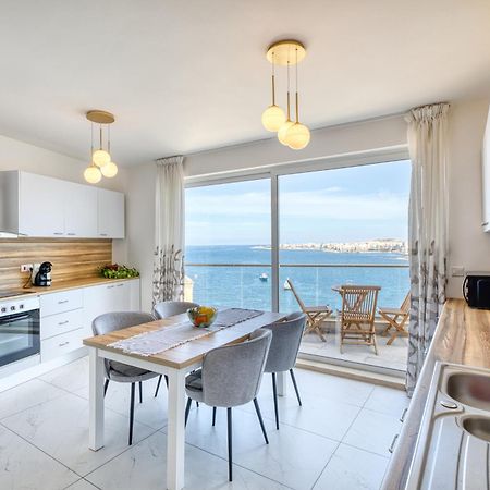 Blu Mar Sea View Apartments San Pawl il-Baħar Eksteriør billede