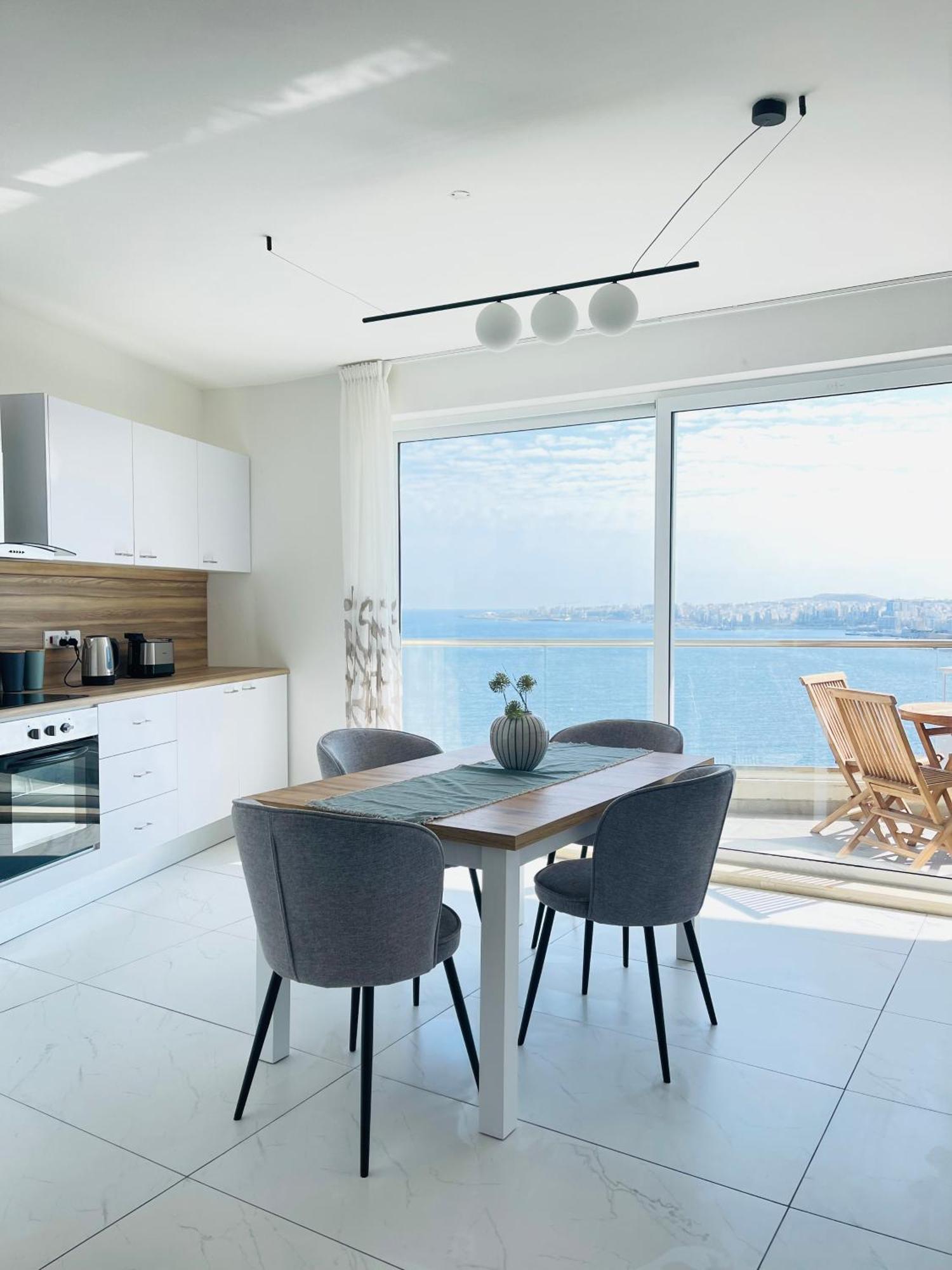 Blu Mar Sea View Apartments San Pawl il-Baħar Eksteriør billede