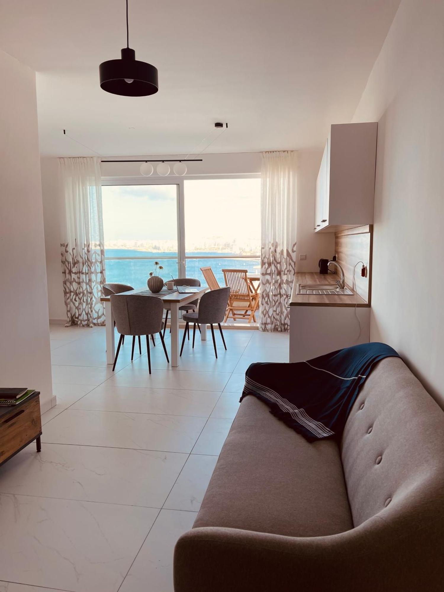 Blu Mar Sea View Apartments San Pawl il-Baħar Eksteriør billede