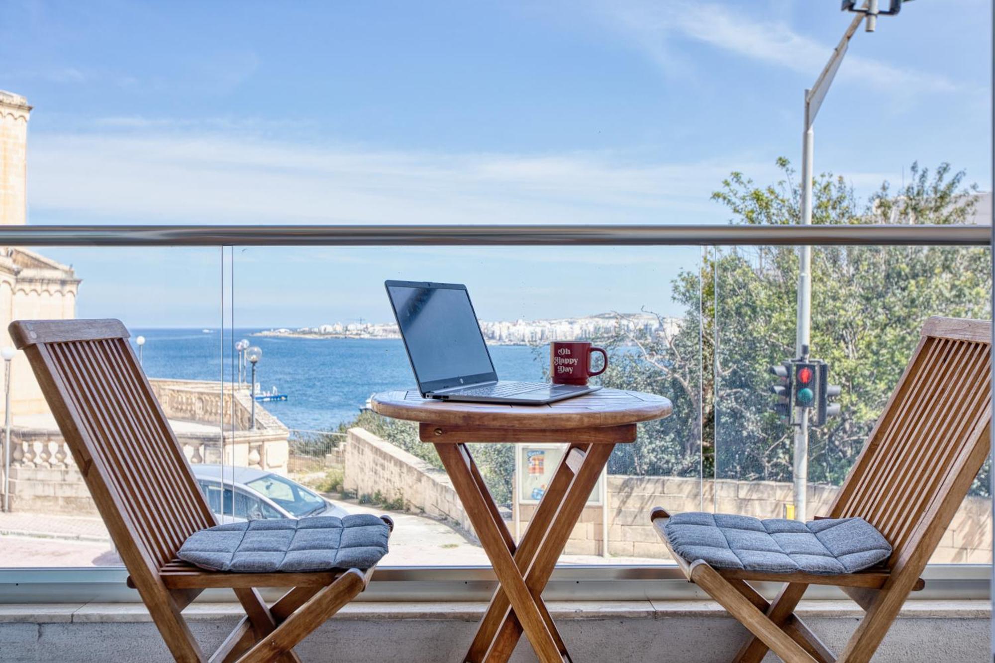 Blu Mar Sea View Apartments San Pawl il-Baħar Eksteriør billede