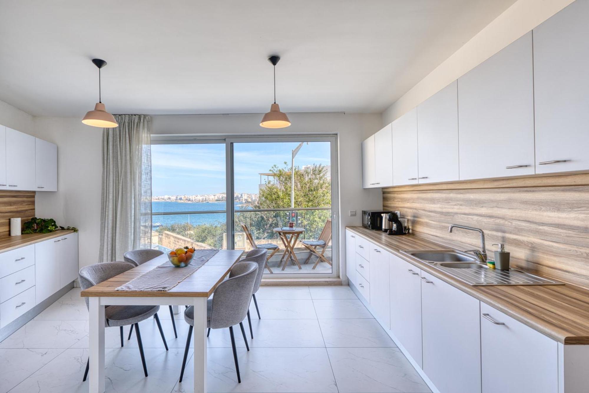 Blu Mar Sea View Apartments San Pawl il-Baħar Eksteriør billede